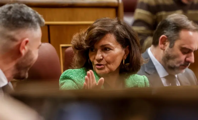  La presidenta de la Comisi&oacute;n de Igualdad en el Congreso de los Diputados y exvicepresidenta del Gobierno, Carmen Calvo - Ricardo Rubio - Europa Press 