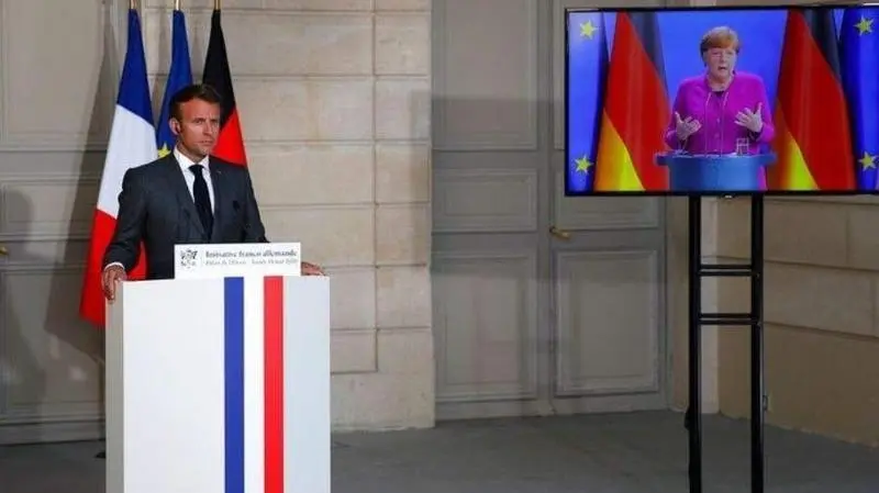  Emmanuel Macron presidente de Francia, imagen de archivo 