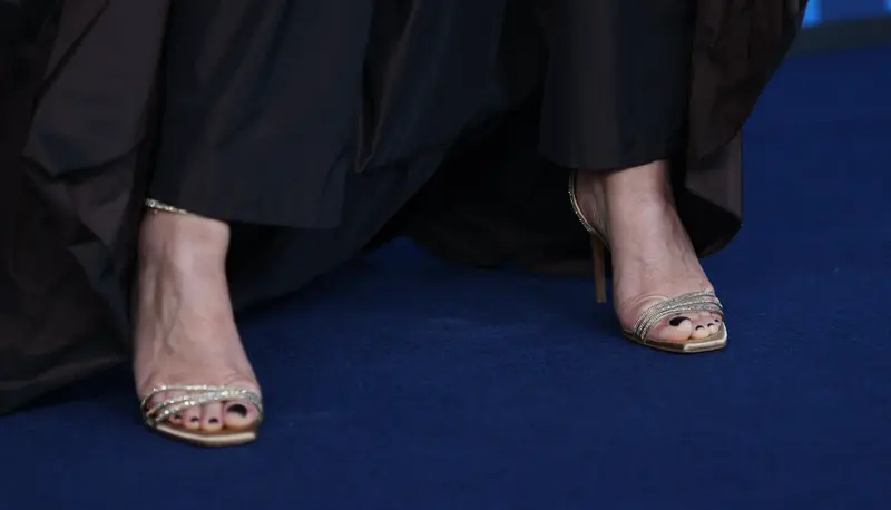  Zapatos de la actriz Ana &Aacute;lvarez posa en la alfombra roja previa a la gala de la 37 edici&oacute;n de los Premios Goya, en el Palacio de Congresos y Exposiciones FIBES, a 11 de febrero de 2023, en Sevilla, Andaluc&iacute;a (Espa&ntilde;a). - Eduardo Parra - Europa Press 