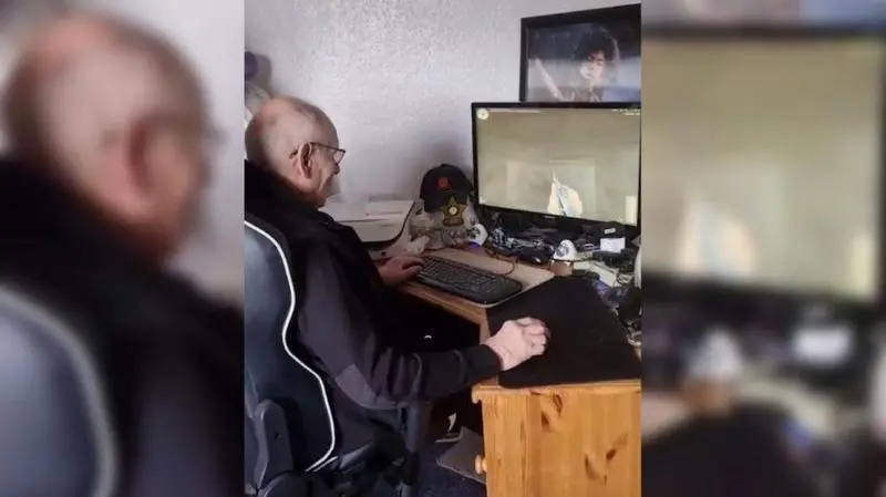  El veterano gamer, David Bradford 