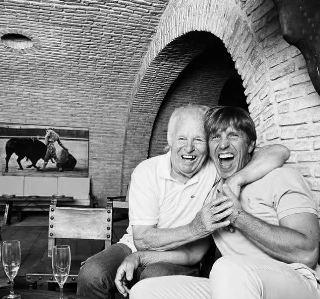  Padre e hijo toreros - Foto del  Instagram de Manuel D&iacute;az 