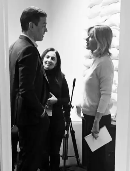  Foto de Susanna Griso en su Instagram de su entrevista en Ucrania con Pedro S&aacute;nchez 