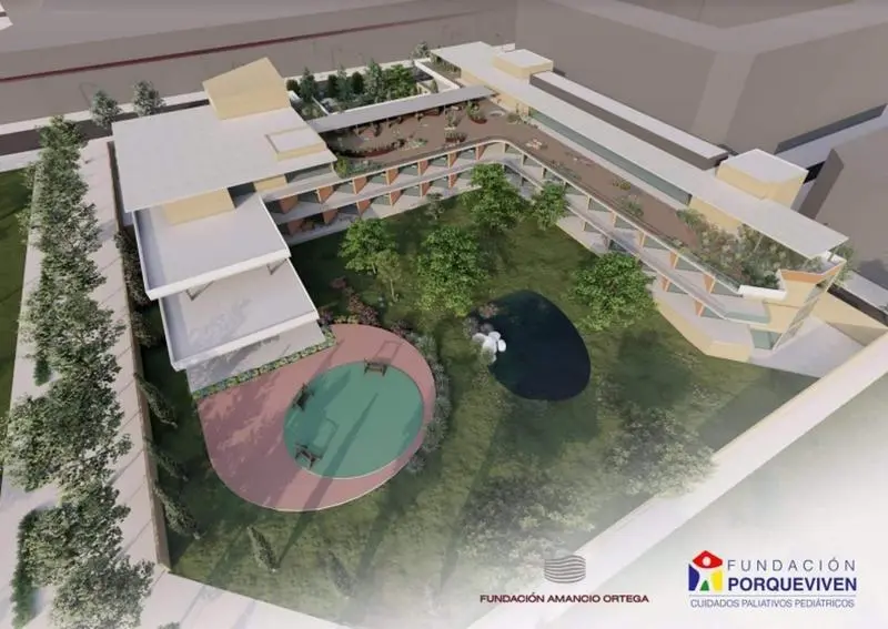  La Fundaci&oacute;n Amancio Ortega y la Fundaci&oacute;n Porque Viven desarrollar&aacute;n el primer centro integral de Cuidados Paliativos Pedi&aacute;tricos de Espa&ntilde;a, que se ubicar&aacute; en Madrid 