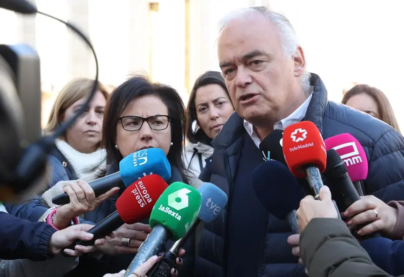  Declaraciones del vicesecretario de Institucional, Esteban Gonz&aacute;lez Pons, antes de participar en la manifestaci&oacute;n contra la reforma de la Ley de seguridad ciudadana en Madrid - PARTIDO POPULAR 