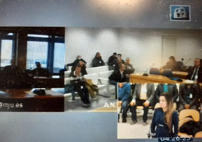  Ana Mar&iacute;a Cameno, 'la reina de la coca', en el juicio de 'Los Miami' en la Audiencia Nacional. - CAPTURA AUDIENCIA NACIONAL 