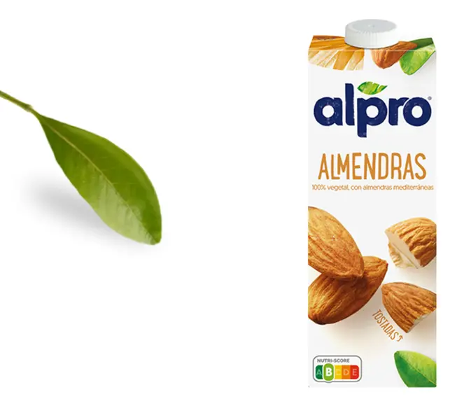  Bebida de leche de almendras de la marca Alpro  - Foto de la p&aacute;gina web de Alpro 