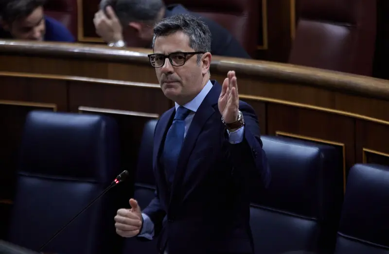  El ministro de Presidencia, Relaciones con las Cortes y Memoria Democr&aacute;tica, F&eacute;lix Bola&ntilde;os - Jes&uacute;s Hell&iacute;n - Europa Press 