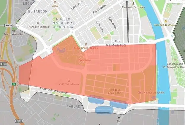  Zona de aparcamiento habilitado 