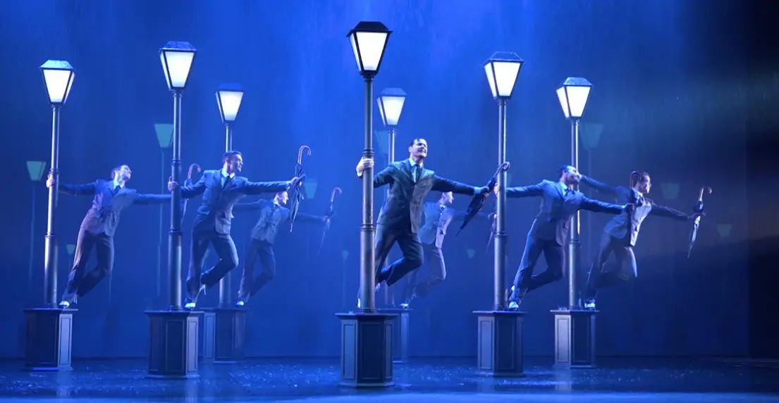  Imagen del musical &ldquo;Cantando bajo la lluvia&rdquo; 