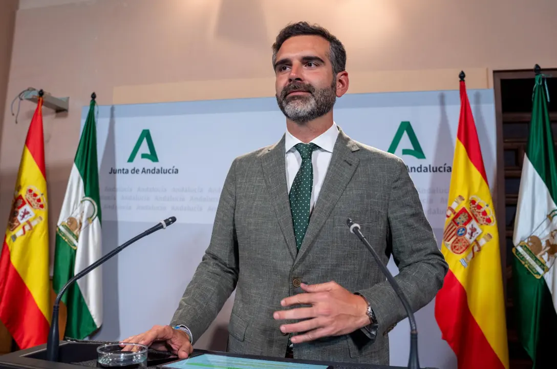  El consejero de Sostenibilidad, Medio Ambiente y Econom&iacute;a Azul y portavoz del Gobierno andaluz, Ram&oacute;n Fern&aacute;ndez-Pacheco. - Francisco J. Olmo - Europa Press 
