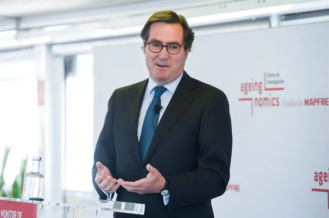  El presidente de la CEOE, Antonio Garamendi 