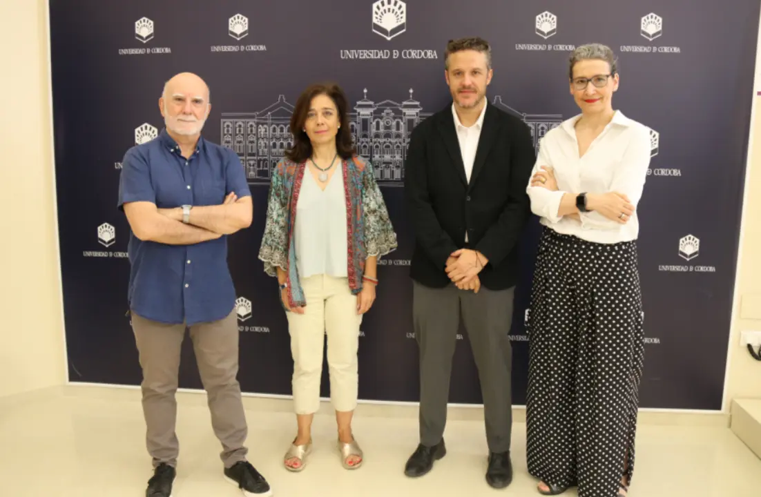  De izquierda a derecha: Pedro Ruiz, Israel Mu&ntilde;oz, Mar Delgado y D&aacute;maris Romero. 