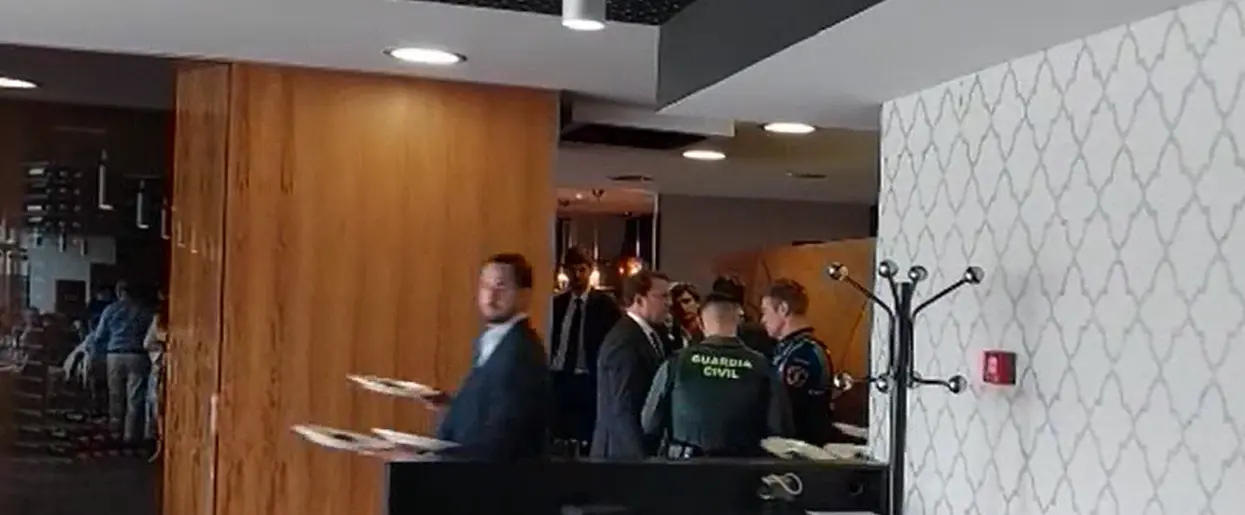  Polic&iacute;a en el banquete de Algete, Madrid 