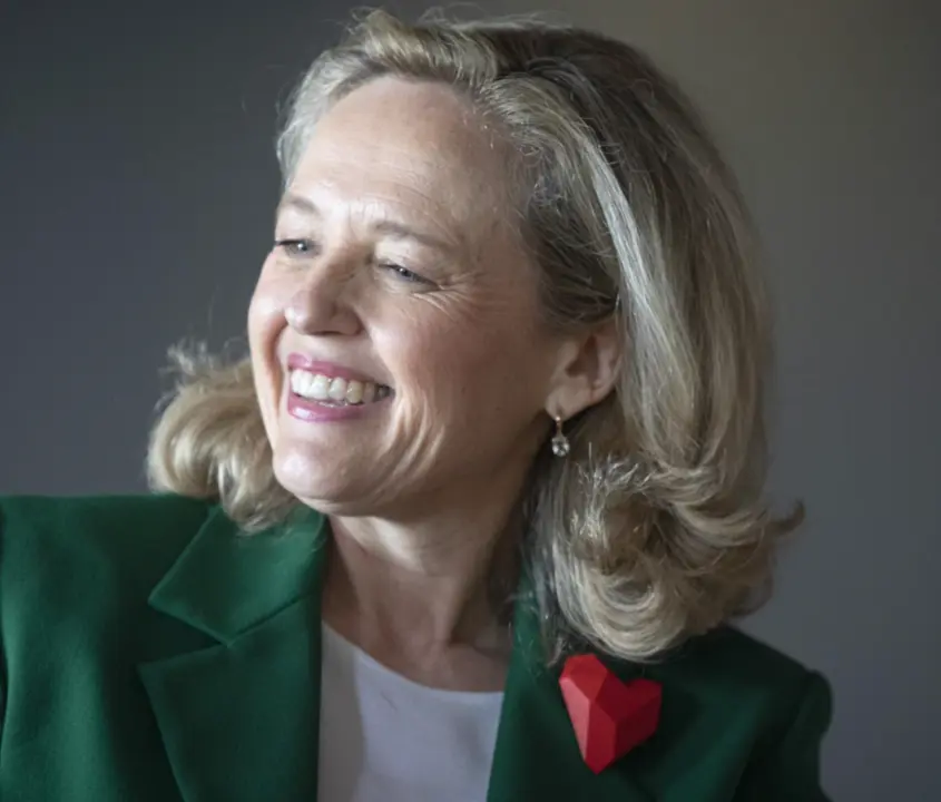  La vicepresidenta del Gobierno y ministra de Asuntos Econ&oacute;micos, Nadia Calvi&ntilde;o. - Mar&iacute;a Jos&eacute; L&oacute;pez - Europa Press 