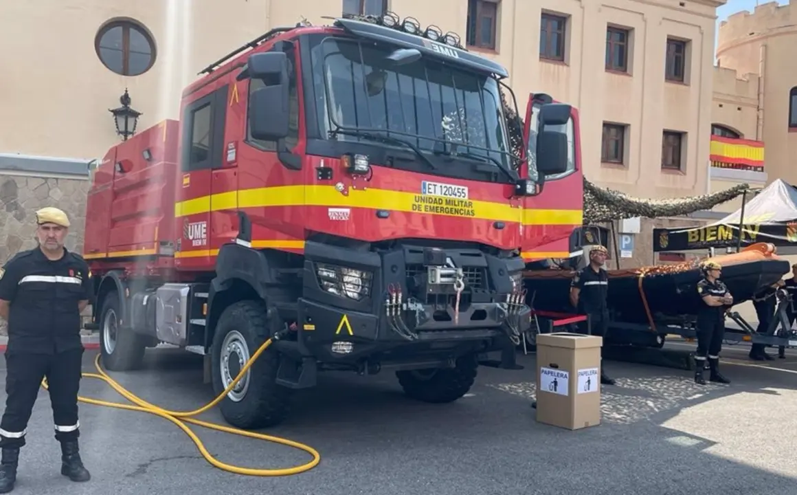  El Batall&oacute;n de Intervenci&oacute;n de Emergencias 4 de la Unidad Militar de Emergencias (UME), en el cuartel del Bruch de Barcelona<br>El Batall&oacute;n de Intervenci&oacute;n de Emergencias 4 de la Unidad Militar de Emergencias (UME), en el cuartel del Bruch de Barcelona - EUROPA PRESS 