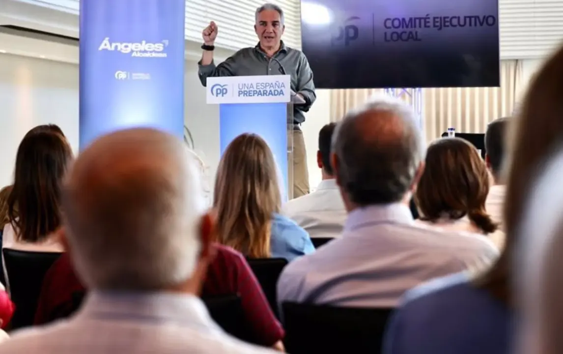  El&iacute;as Bendodo, coordinador general del PP, en el Comit&eacute; Ejecutivo del PP de Marbella - PP M&Aacute;LAGA 