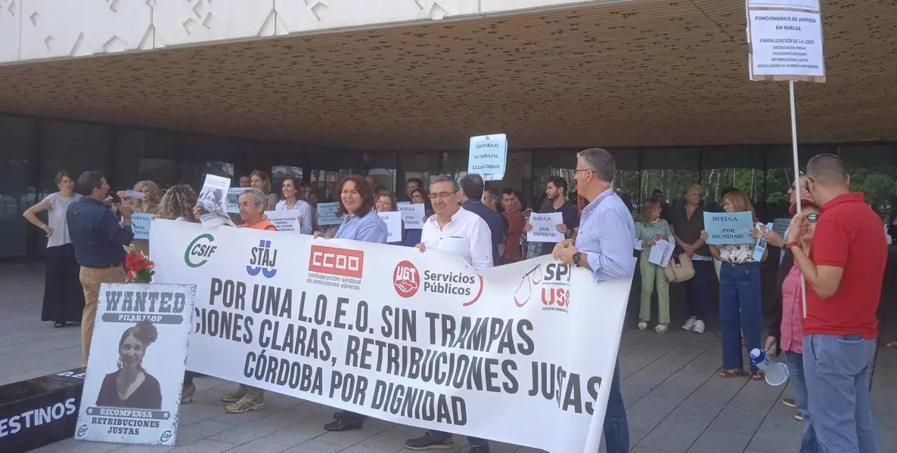  Protesta en la Ciudad de la Justicia en C&oacute;rdoba 