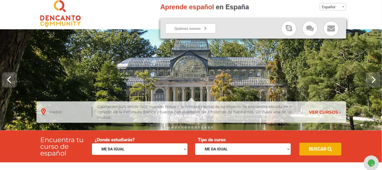  Captura de la web de Decanto Cummunity 
