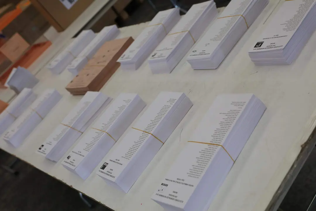  Papeletas de los candidatos al Congreso y al Senado en 2019 