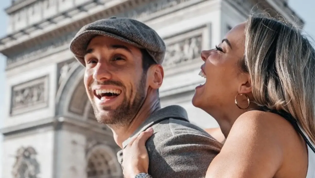  Sergio Rico y Alba Silva en Par&iacute;s 