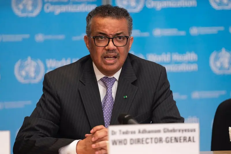  El director general de la Organizaci&oacute;n Mundial de la Salud (OMS), Tedros Adhanom Ghebreyesus,  - OMS - Archivo 