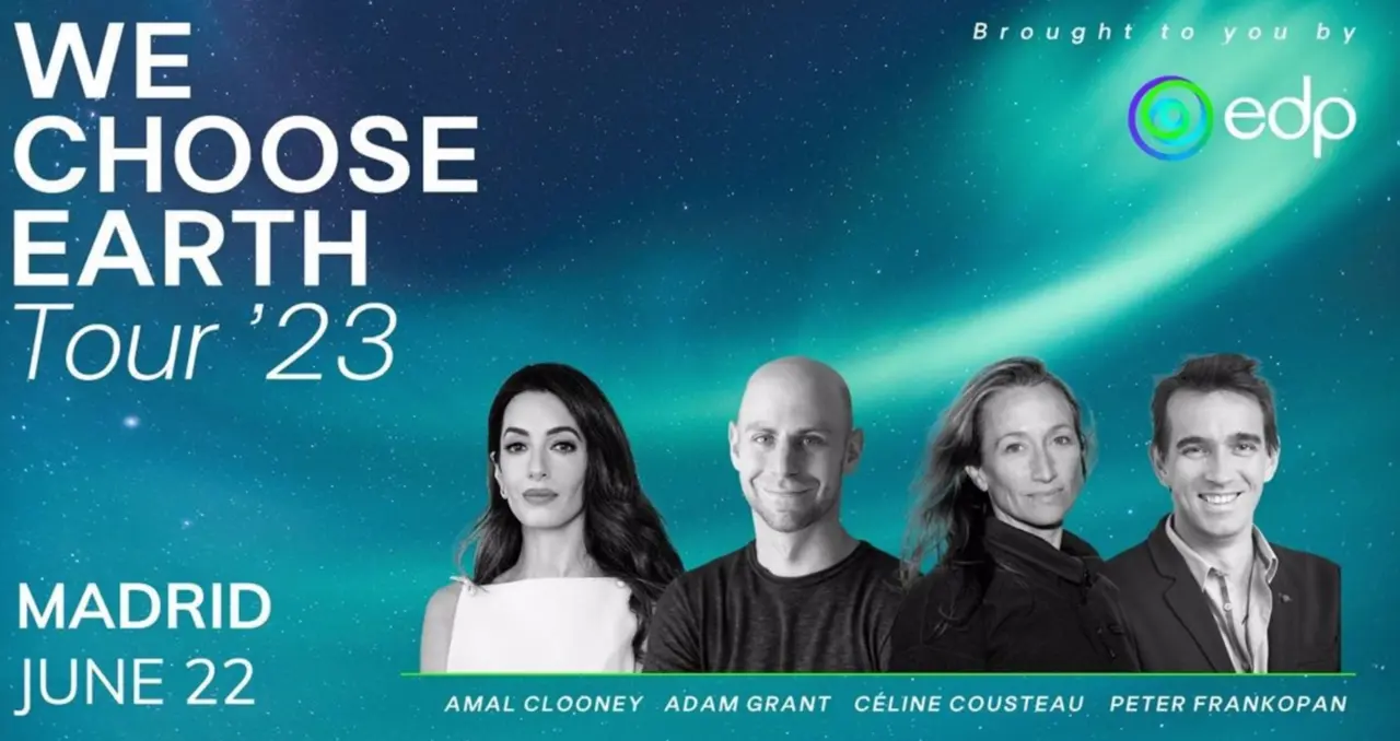  Llega al Teatro EDP Gran V&iacute;a la conferencia mundial &ldquo;We Choose Earth Tour&rdquo; - EDP 