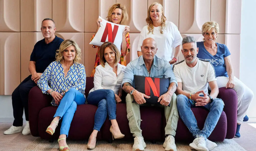  Los colaboradores de S&aacute;lvame en Netflix 