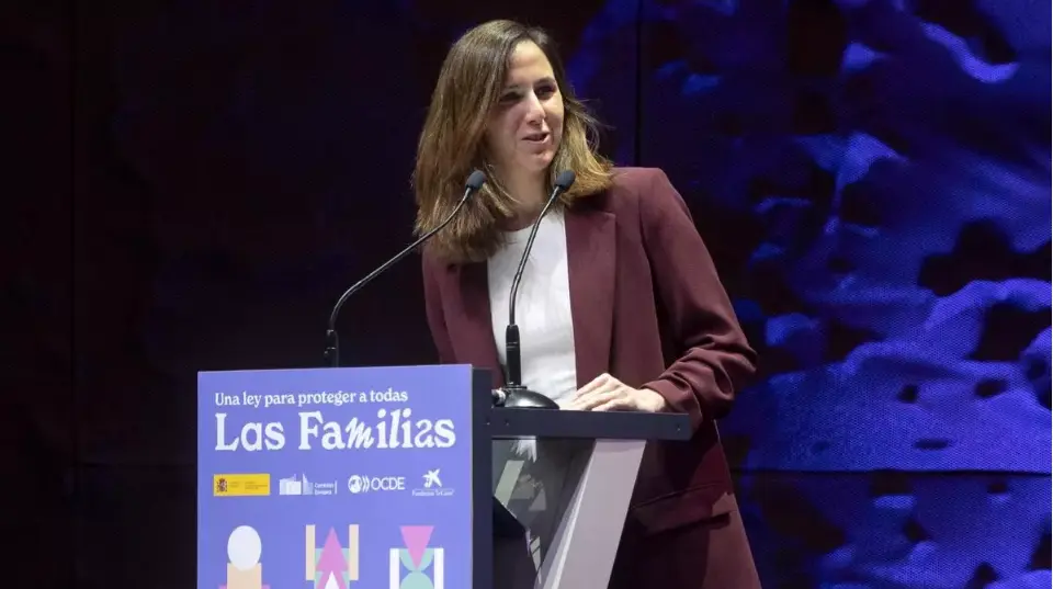  Ione Belarra en la presentaci&oacute;n de la Ley de Familias 