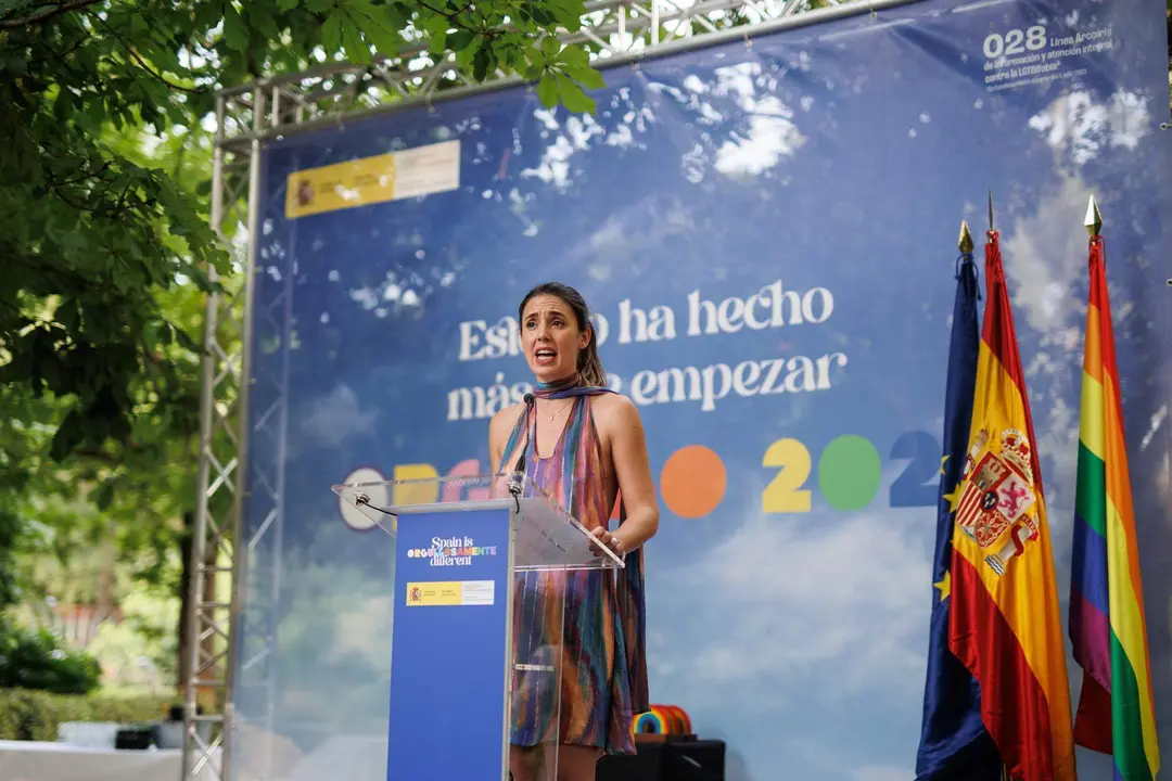  La ministra de Igualdad, Irene Montero 