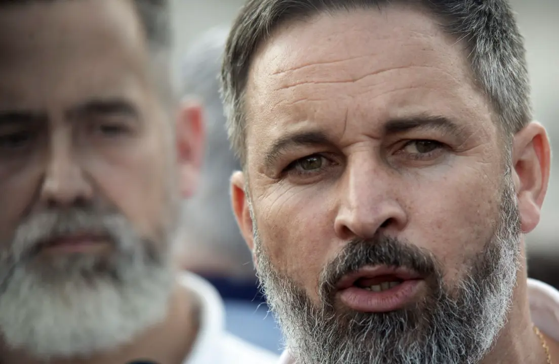  El l&iacute;der de Vox, Santiago Abascal. - Tom&aacute;s Alonso - Europa Press 