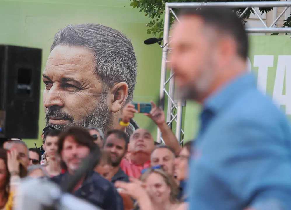  El l&iacute;der de Vox y candidato del partido a presidir el Gobierno, Santiago Abascal - Photogenic/Claudia Alba - Europa Press 