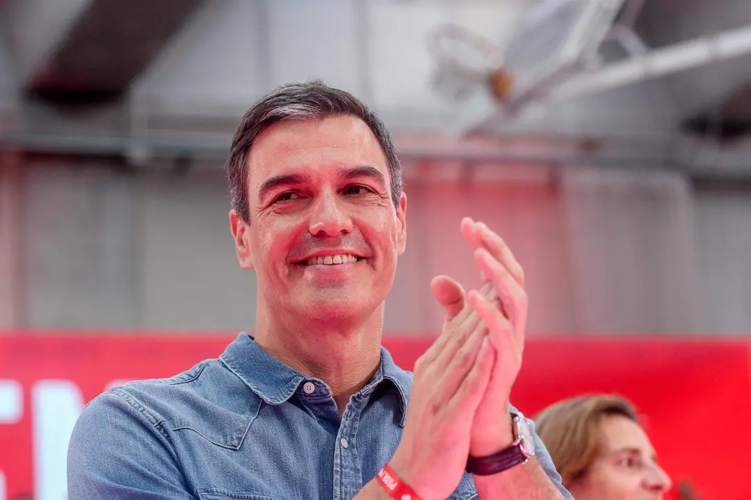  El presidente del Gobierno y candidato a la reelecci&oacute;n por el PSOE, Pedro S&aacute;nchez 