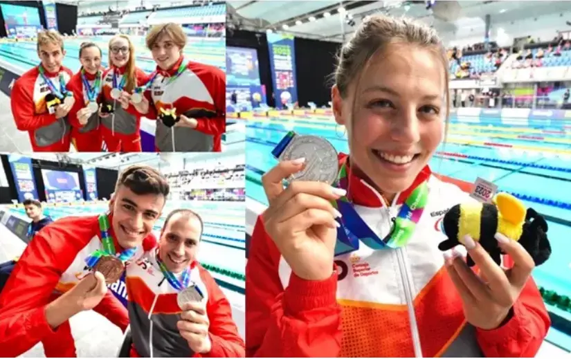  Medallistas del Mundial de Nataci&oacute;n Paraol&iacute;mpica 