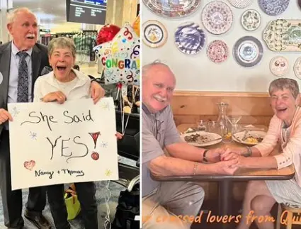  Fotograf&iacute;as de Thomas y Nancy despu&eacute;s de su reencuentro - foto de Instagram de CECIARMY 