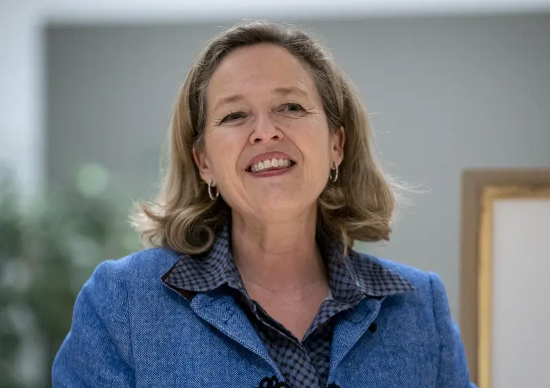  La vicepresidenta primera y ministra de Asuntos Econ&oacute;micos y Transformaci&oacute;n Digital, Nadia Calvi&ntilde;o. - A. P&eacute;rez Meca - Europa Press 