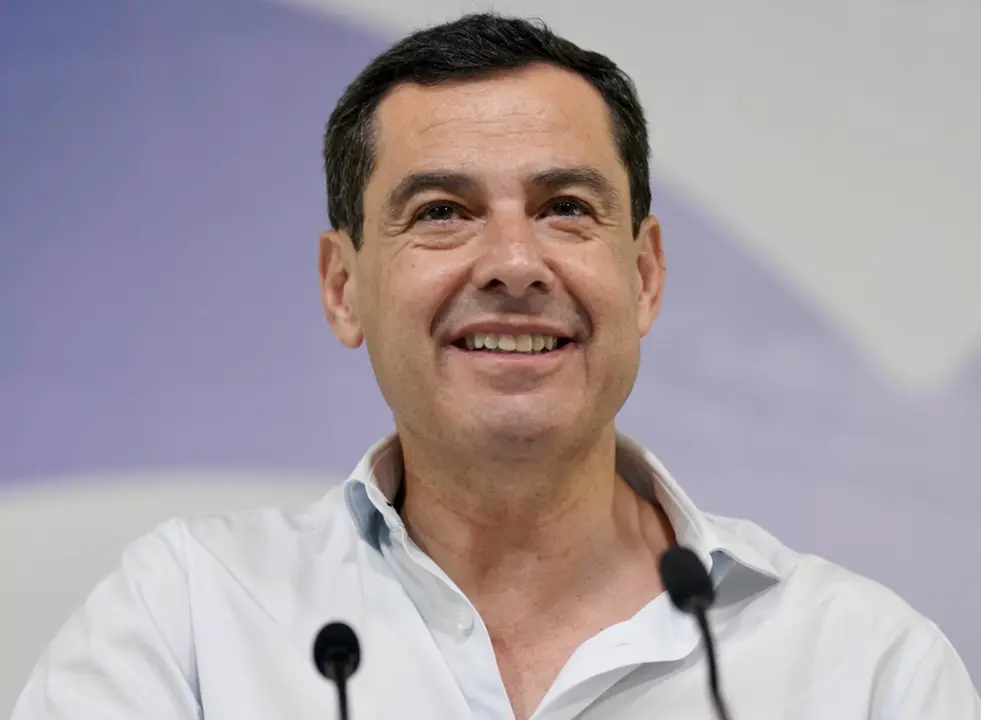  El presidente del PP-A y de la Junta de Andaluc&iacute;a, Juanma Moreno, en una fotograf&iacute;a de archivo - &Aacute;lex Zea - Europa Press 