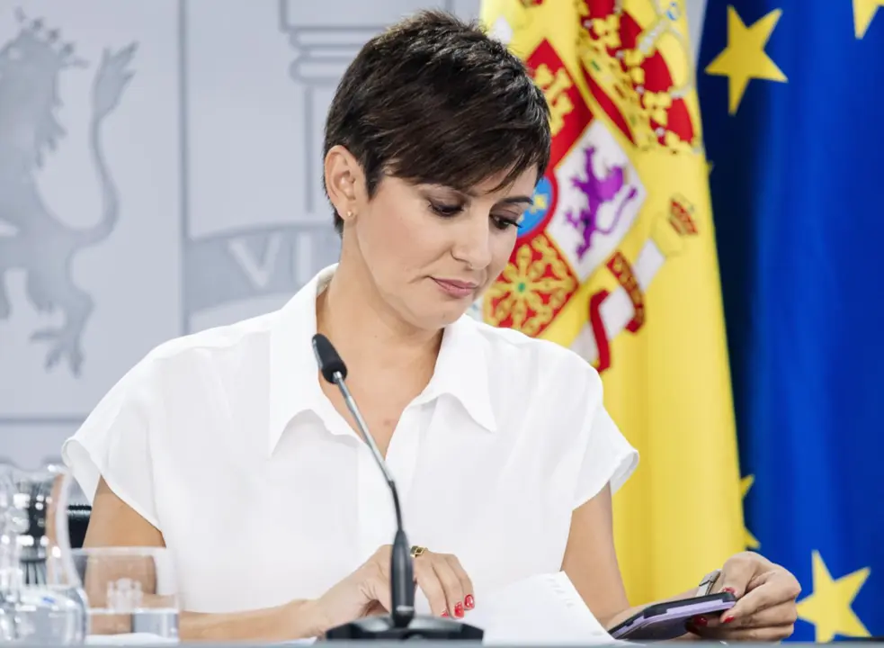  La ministra Portavoz y de Pol&iacute;tica Territorial en funciones, Isabel Rodr&iacute;guez. - Carlos Luj&aacute;n - Europa Press 