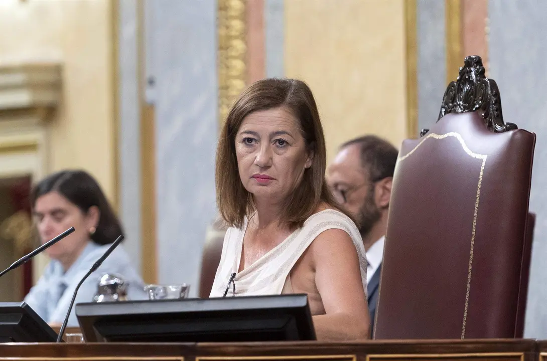  La presidenta del Congreso, Francina Armengol, en Pleno de la C&aacute;mara 