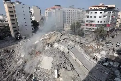  Bombardeos en Gaza 