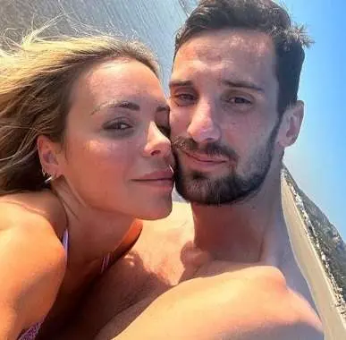  Sergio Rico y Alba Silva en Instagram 