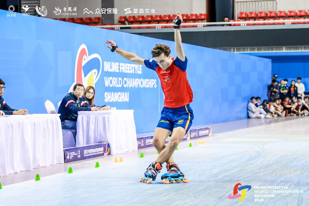  Enrique Rubio, ganador del oro, en el Mundial de Freestyle en China 