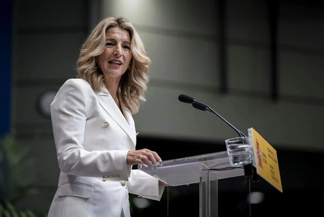  La vicepresidenta segunda y ministra de Trabajo y Econom&iacute;a Social, Yolanda D&iacute;az - A. P&eacute;rez Meca - Europa Press 