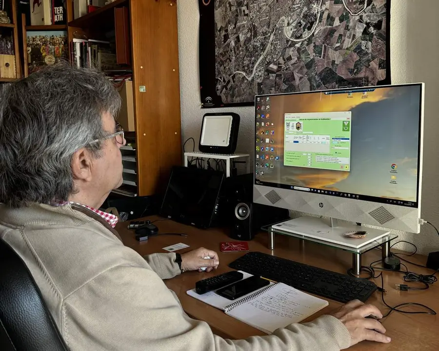  fot usando el programa 