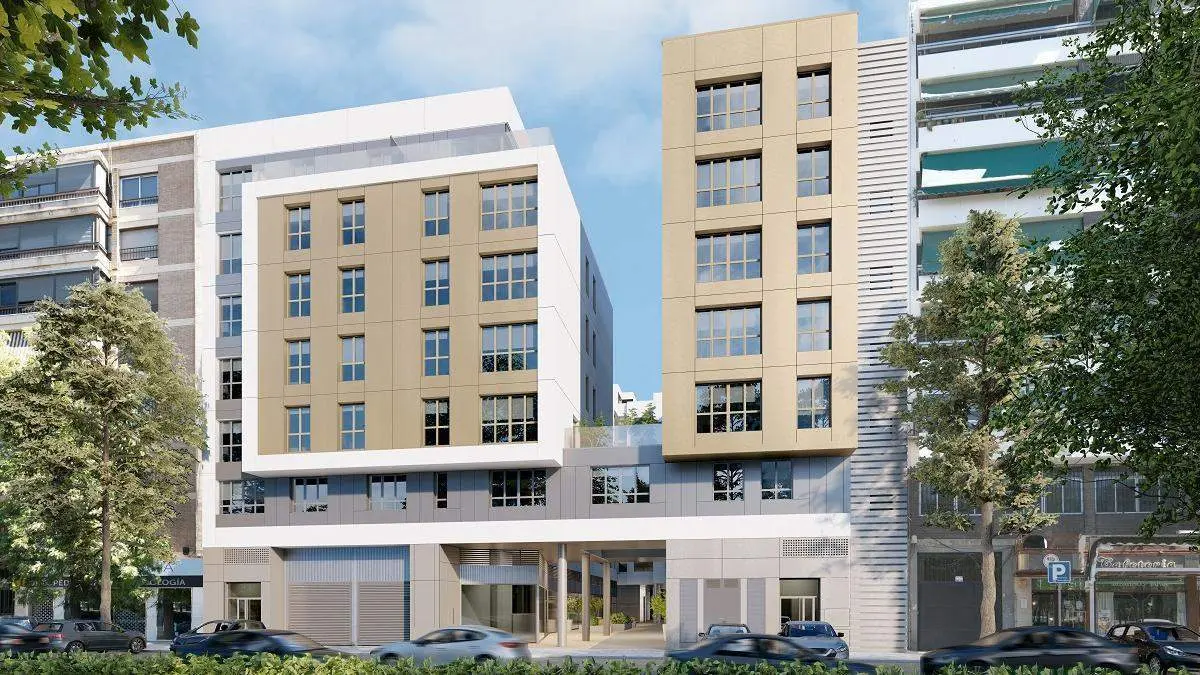  Imagen virtual del residencial Gran Capit&aacute;n Homes, un proyecto que contempla 137 viviendas de 1, 2 y 3 dormitorios 