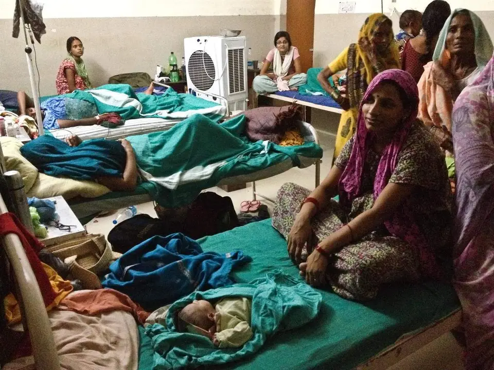  Una maternidad en la India 