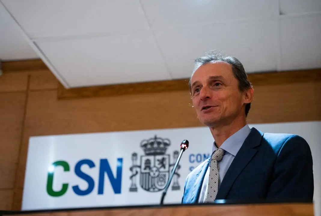  El exministro de Ciencia e Innovaci&oacute;n y astronauta, Pedro Duque, imparte la conferencia 'El c&iacute;rculo virtuoso de la ciencia y la innovaci&oacute;n' en el sal&oacute;n de actos del Consejo de Seguridad Nuclear, a 15 de junio de 2023, en Madrid (Espa&ntilde;a). - Matias Chiofalo - Europa Press - Archivo 