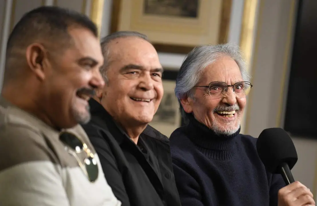  El grupo musical Los Chichos durante una entrevista para Europa Press, en el Hotel Wellington - Fernando S&aacute;nchez - Europa Press 