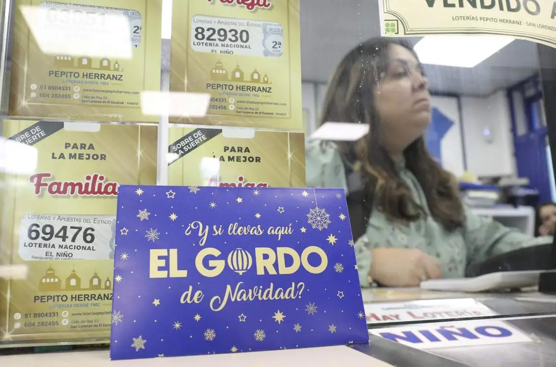  Archivo - Un sobre donde se guarda la loter&iacute;a en la administraci&oacute;n situada en la calle del Rey llamada &lsquo;Pepito Herranz&rsquo;, que ha vendido parte del n&uacute;mero 5490 correspondiente al 'Gordo' del Sorteo Extraordinario de la Loter&iacute;a de Navidad, a 22 de diciembre - Rafael Bastante - Europa Press - Archivo. 