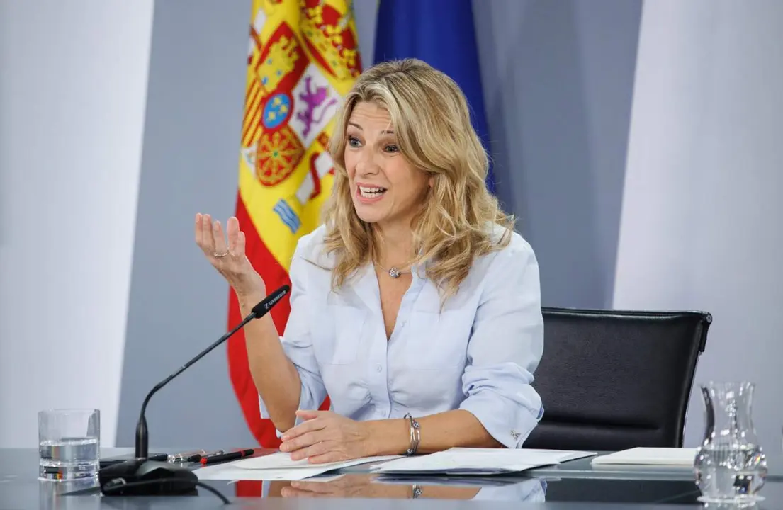  Archivo - La vicepresidenta segunda y ministra de Trabajo y Econom&iacute;a Social, Yolanda D&iacute;az. - Alejandro Mart&iacute;nez V&eacute;lez - Europa Press - Archivo 