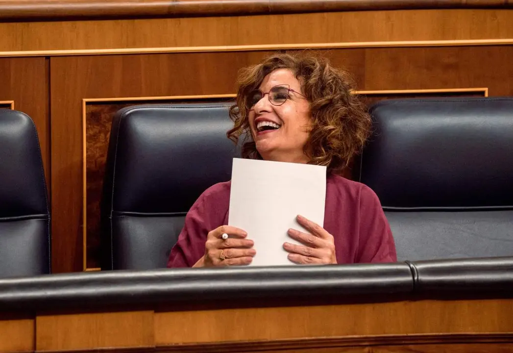  La vicepresidenta cuarta y ministra de Hacienda y Funci&oacute;n P&uacute;blica, Mar&iacute;a Jes&uacute;s Montero. - Gabriel Luengas - Europa Press 